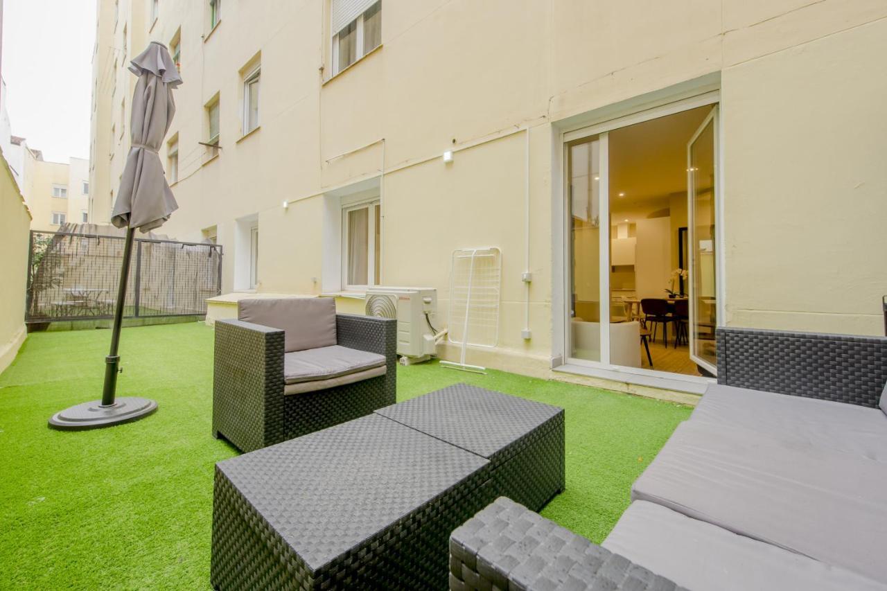 Acogedor Apt 3 Habitaciones Y Terraza En El Centro Madri Exterior foto